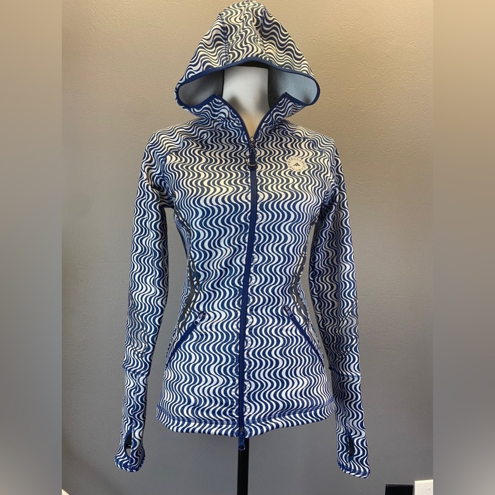 NWT Adidas by Stella McCartney Women's Blue Truepace Track Jacket Size S